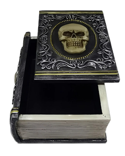 Verziertes totenkopf buch als - verziertes,