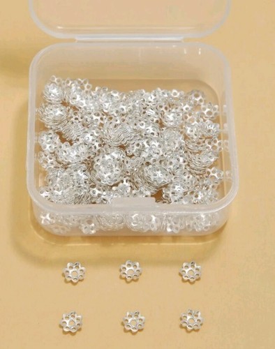Schachtel silber blumen - 1,