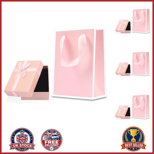Elegante rosa geschenkbox mit - elegante,