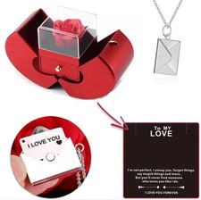 Rote Apfel Schmuckschatulle